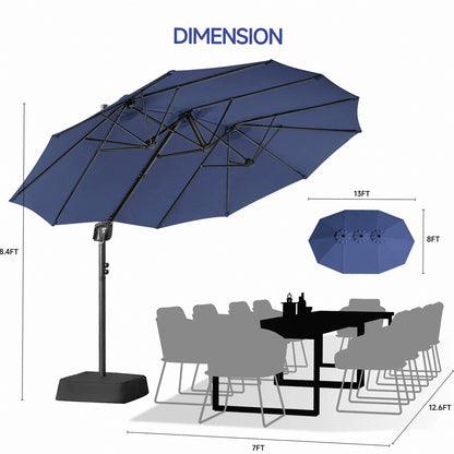 Premium Adjustable Cantilever Umbrella