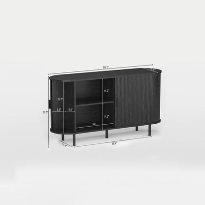 Enhanced Fluted Storage Cabinet