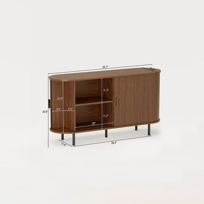 Enhanced Fluted Storage Cabinet