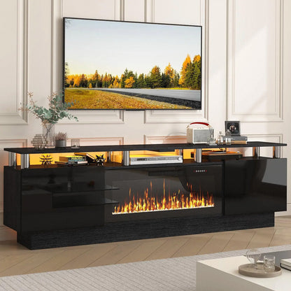 All-In-One Fireplace Console