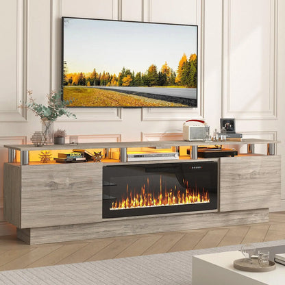 All-In-One Fireplace Console