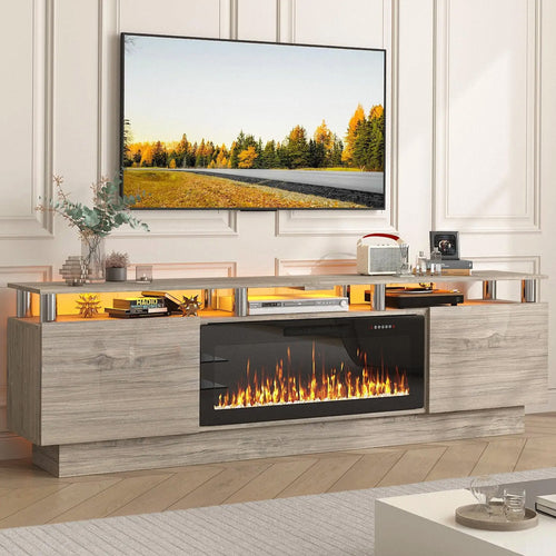 All-In-One Fireplace Console