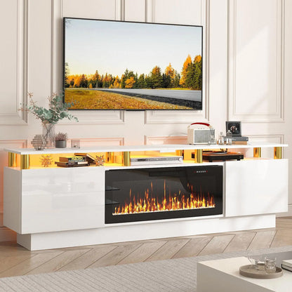 All-In-One Fireplace Console
