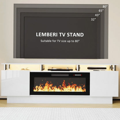 All-In-One Fireplace Console