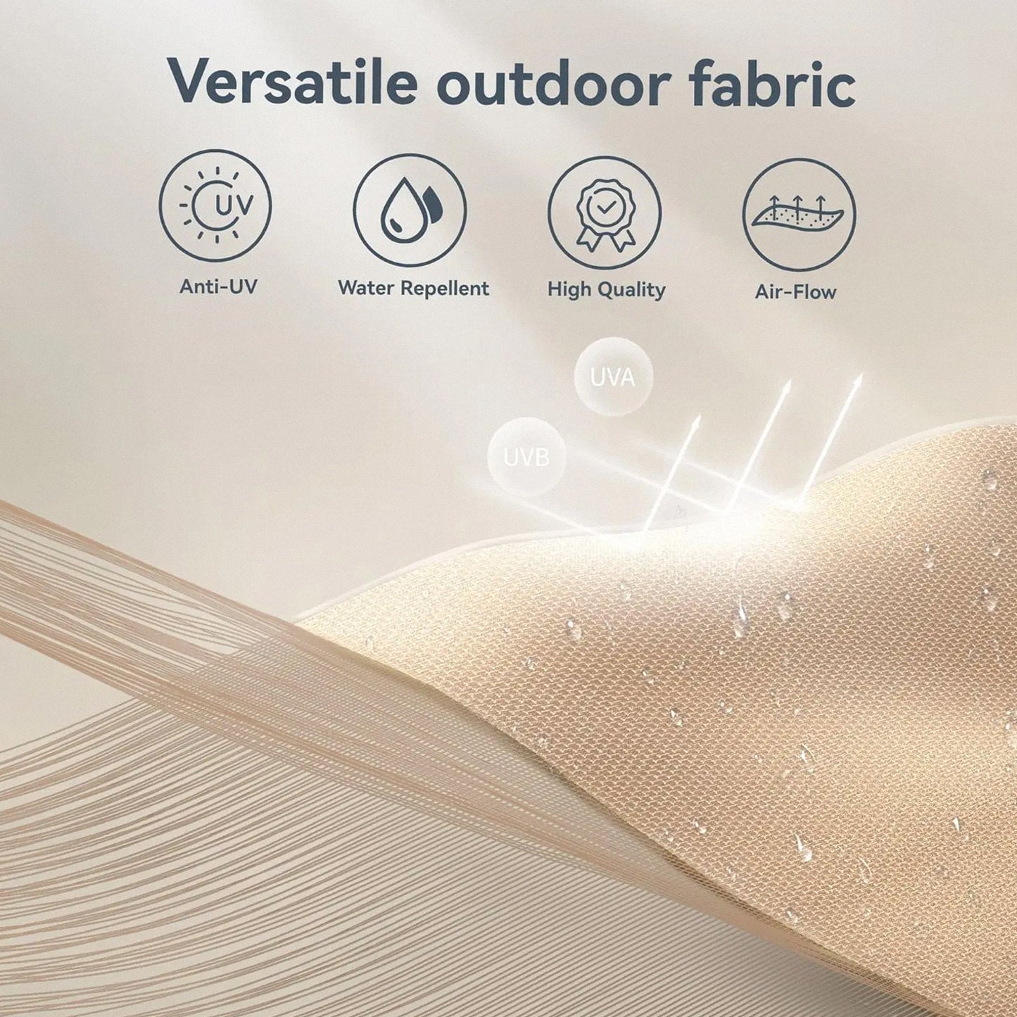 All-Season Solar Patio Umbrella