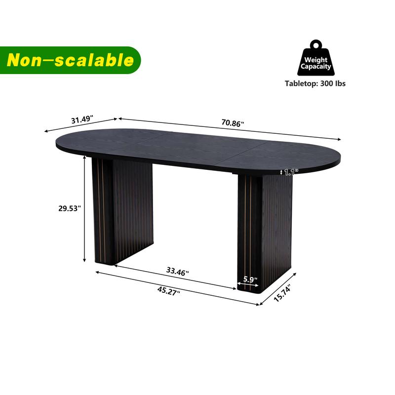 Premium Oval Farmhouse Table