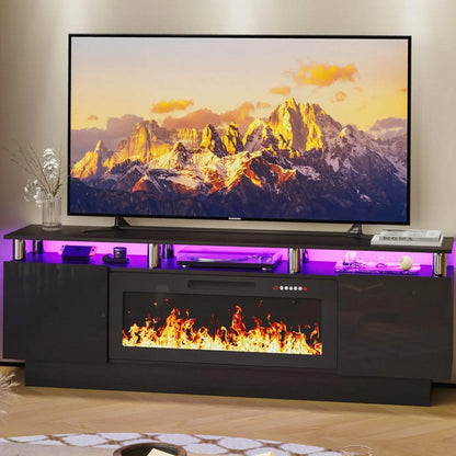 All-In-One Fireplace Console