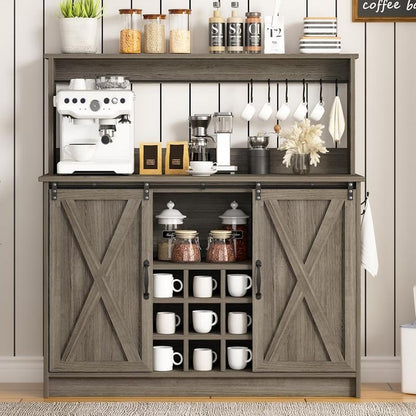 Deluxe Coffee Bar Cabinet
