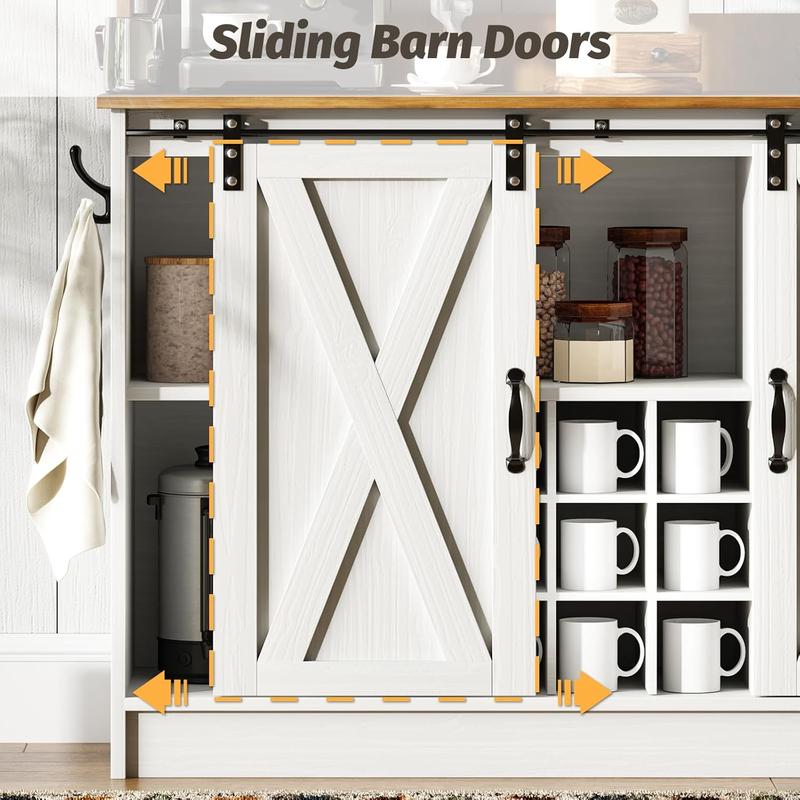 Deluxe Coffee Bar Cabinet