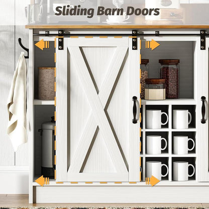 Deluxe Coffee Bar Cabinet