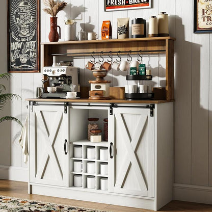 Deluxe Coffee Bar Cabinet