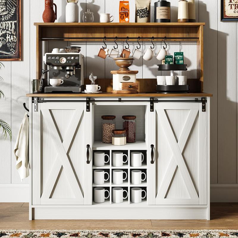 Deluxe Coffee Bar Cabinet