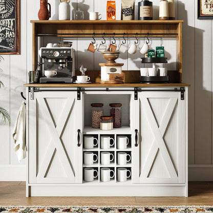 Deluxe Coffee Bar Cabinet