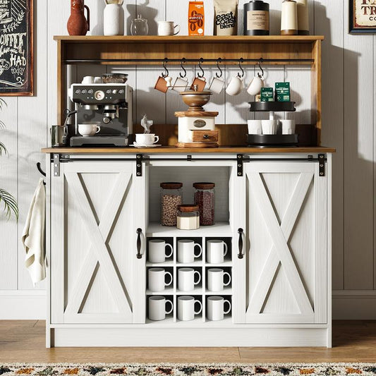 Deluxe Coffee Bar Cabinet