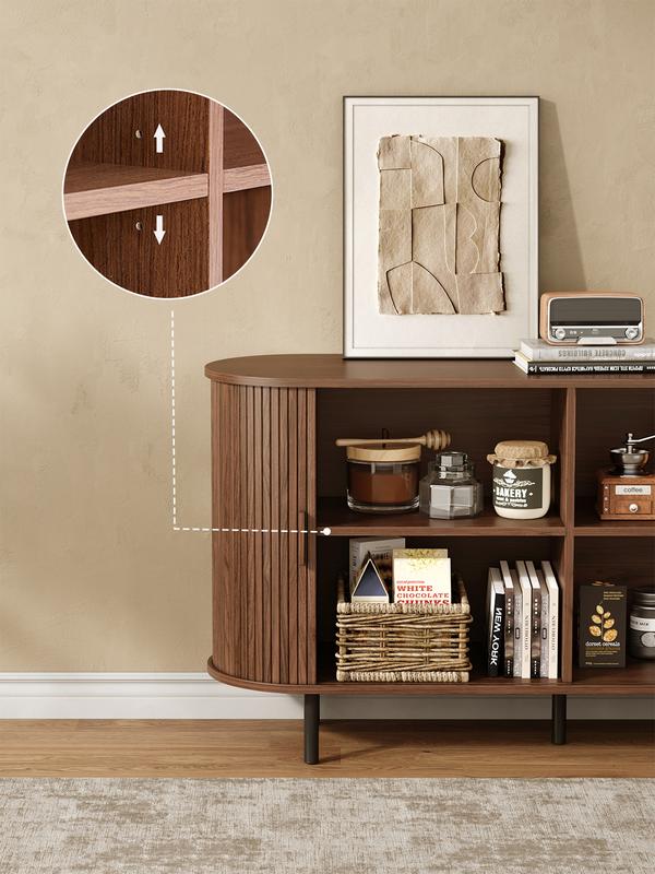 Enhanced Fluted Storage Cabinet
