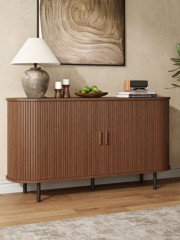 Enhanced Fluted Storage Cabinet