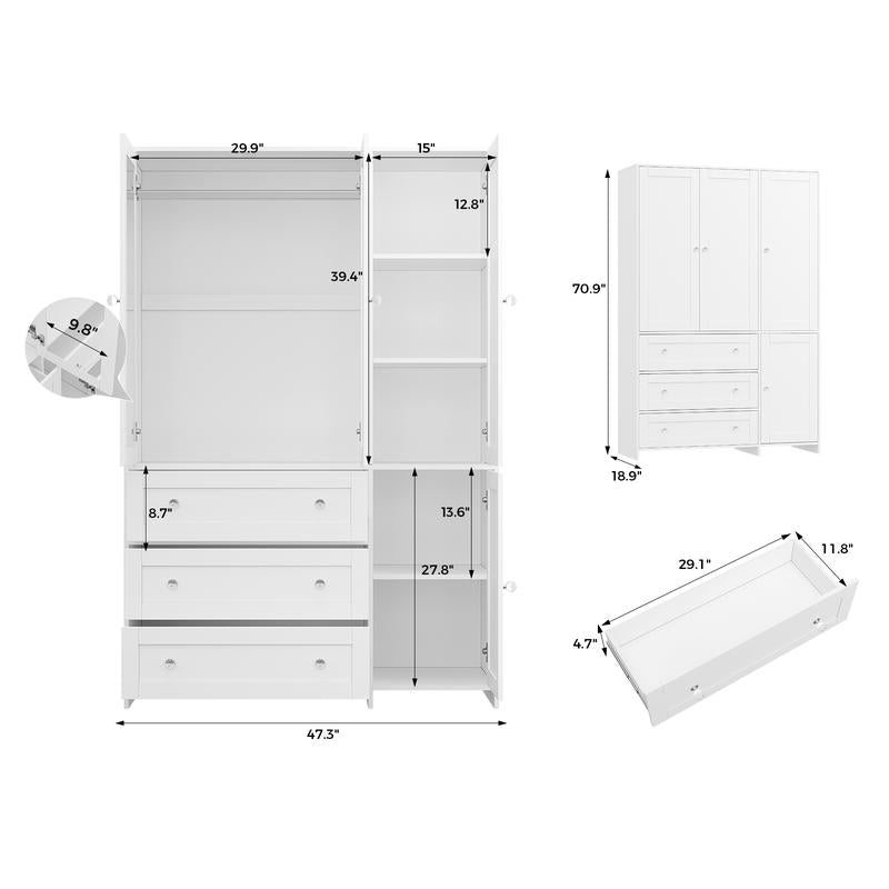 Enhanced Wooden Armoire
