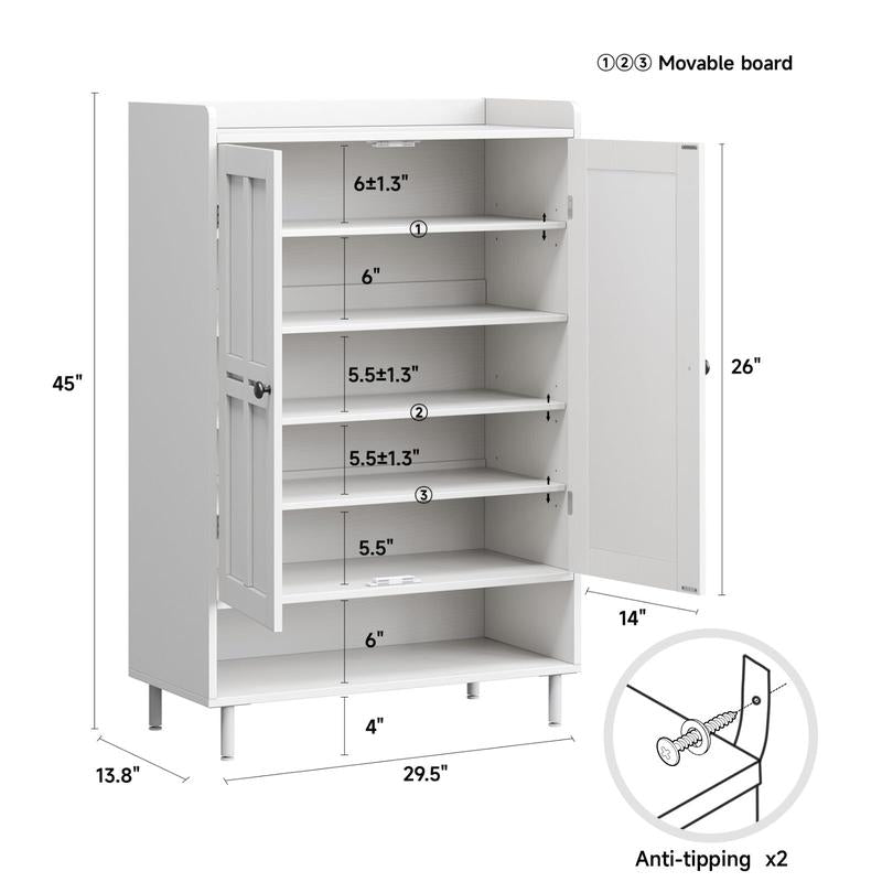 Modern Entryway Shoe Cabinet