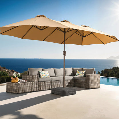 All-Season Solar Patio Umbrella