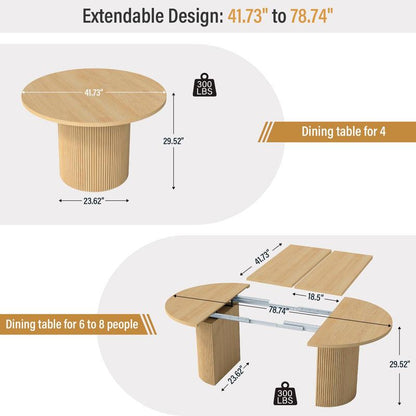 Premium Oval Farmhouse Table