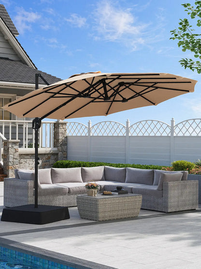 Premium Adjustable Cantilever Umbrella
