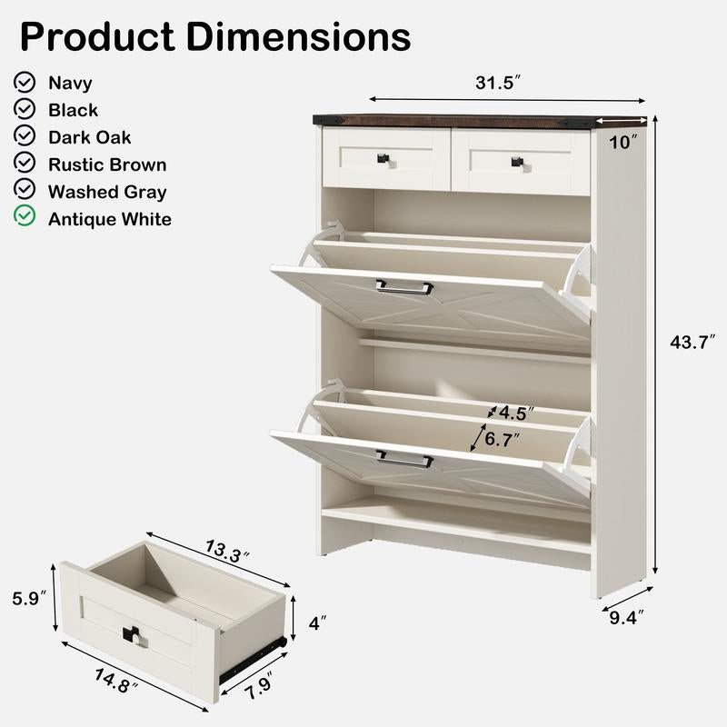 Premium Entryway Shoe Cabinet