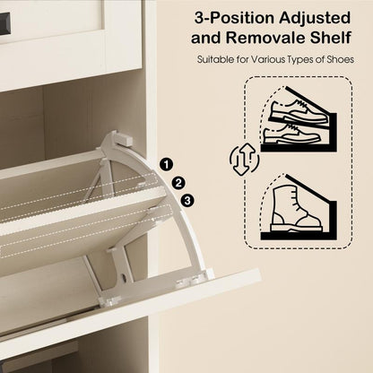 Premium Entryway Shoe Cabinet