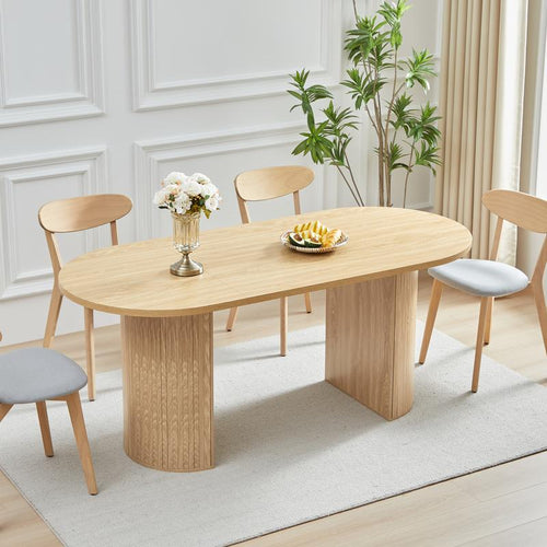 Premium Oval Farmhouse Table