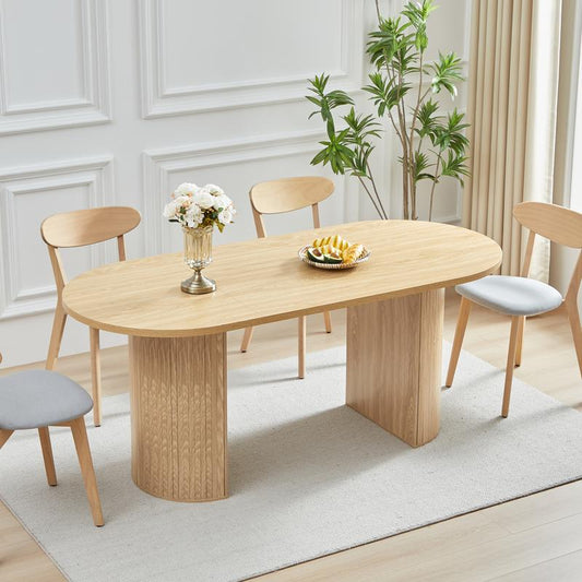 Premium Oval Farmhouse Table