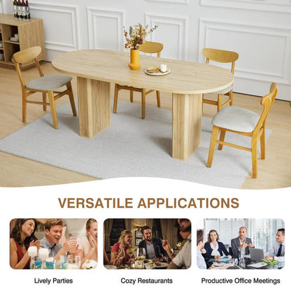 Premium Oval Farmhouse Table