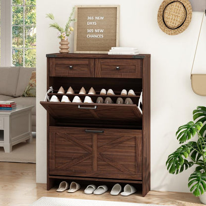 Premium Entryway Shoe Cabinet