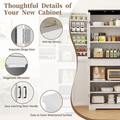 Ultimate White Storage Cabinet